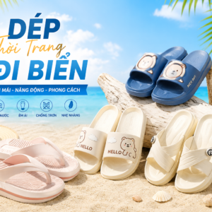 Dép thời trang đi biển