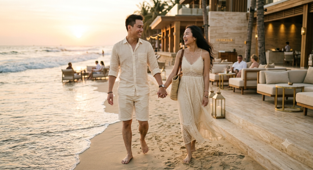thời trang du lịch cho cặp đôi