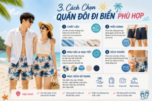 Cách Chọn Quần Đôi Đi Biển Phù Hợp